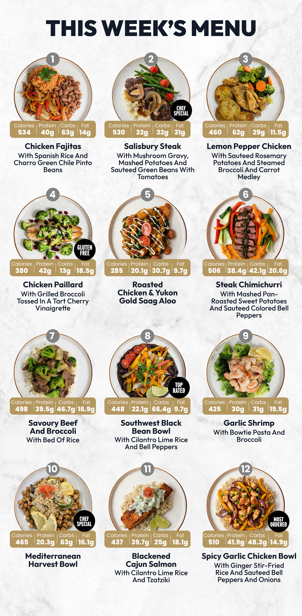 EXCLUSIVE 5 (+1 FREE) MEAL PLAN
